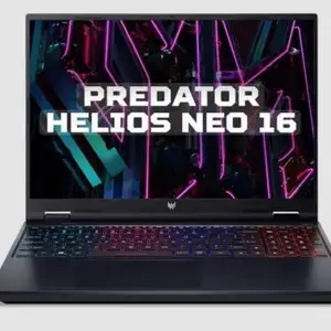 Ноутбук acer predator helios neo 16 I9 14th DDR5 32GB RTX 4060 SSD 512GB M2, Хуҷанд