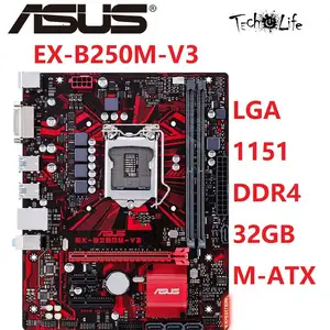 Материнская плата Asus EX-B250M-V3 LGA1151 DDR4, Душанбе