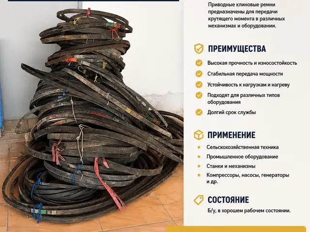 Ремни приводные клиновые, Душанбе
