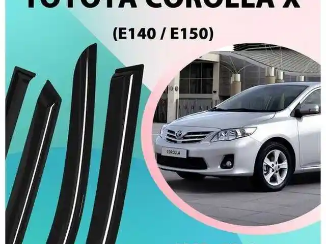 Дефлекторы окон от Toyota Corolla 2007-2013, Душанбе