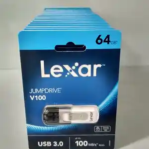 Флешка USB 3.0 Lexar JumрDrive V100 64GB 100MB/s, Душанбе