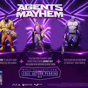 Игра Agents of Mayhem day one edit для PS-4 / 5.05 / 6.72 / 9.00 / 11.00 /, Душанбе