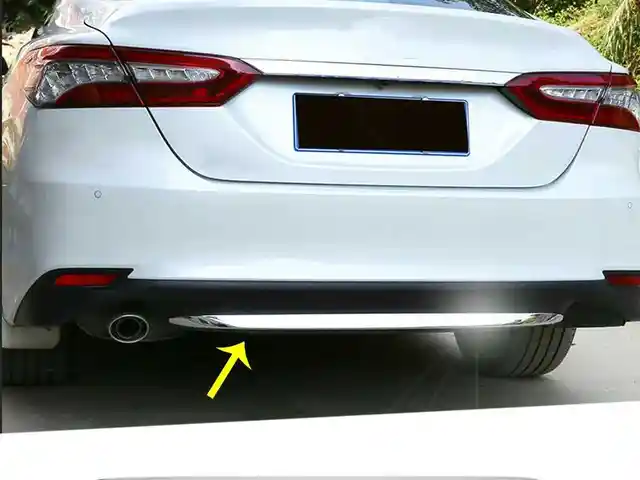 Хром на задний бампер Toyota Camry 6, Душанбе