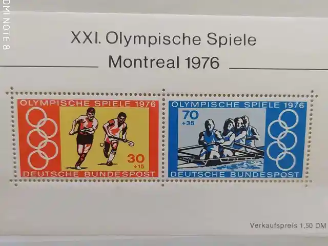 Марки Олимпийской игры Монреал 1976, Душанбе