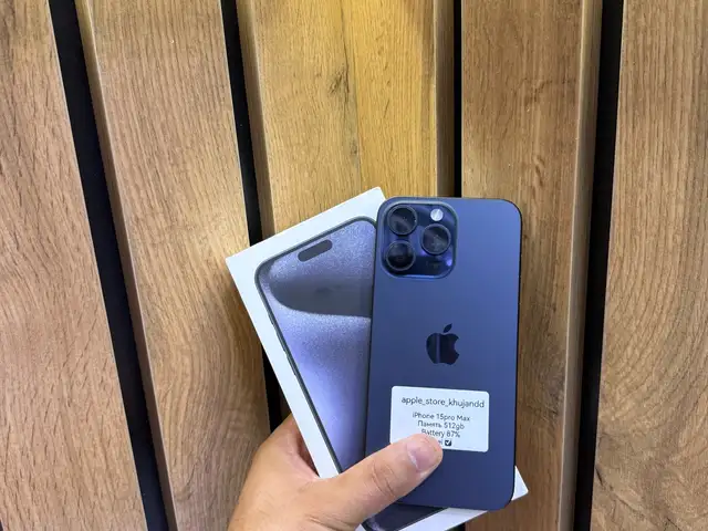 Apple iPhone 15 Pro Max, 512 gb, Blue Titanium, Худжанд