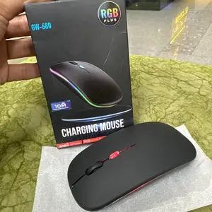 Беспроводная мышка Charging mouse RGB , Bluetooth и USB, Душанбе
