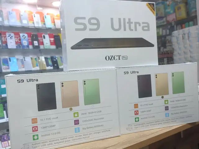 Планшет S9 Ultra 2sim Black 16/512gb 8000 мАч Batarea, Душанбе
