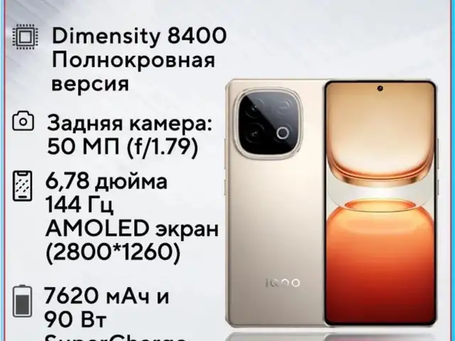 Vivo IQOO Z10 Turbo, Душанбе
