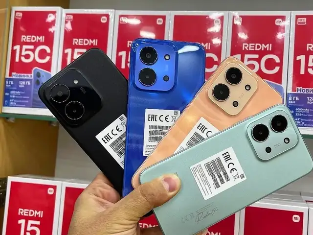 Xiaomi Redmi 15C 8+4/256Gb 6000Мач, Душанбе