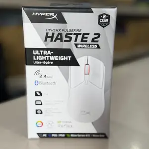 Игровая беспроводная мышь HyperX Pulsefire Haste 2 Wireless Белый, Душанбе