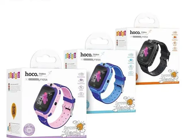 Детские Часы hoco Y105A Звонок GPS, Душанбе