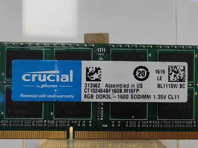 Оперативка для ноутбука 8gb DDR3L-1600, Хуҷанд