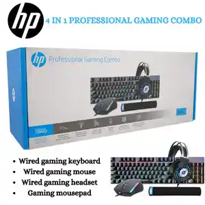 Комплект из клавиатуры и мыши HP 4in1 Professional Gaming Combo, Душанбе