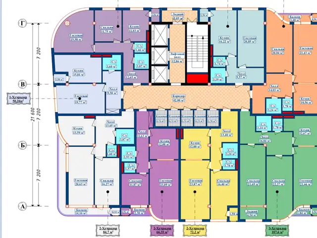 6-комн. квартира, 7 этаж, 571 м², Шохмансур, Душанбе - 5