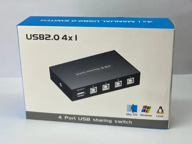 USB2.0 4x1 Switch, Хуҷанд