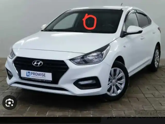 Лобовое стекло от Hyundai Solaris 2017, Душанбе