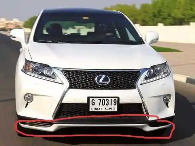 Передняя губа на Lexus, Душанбе
