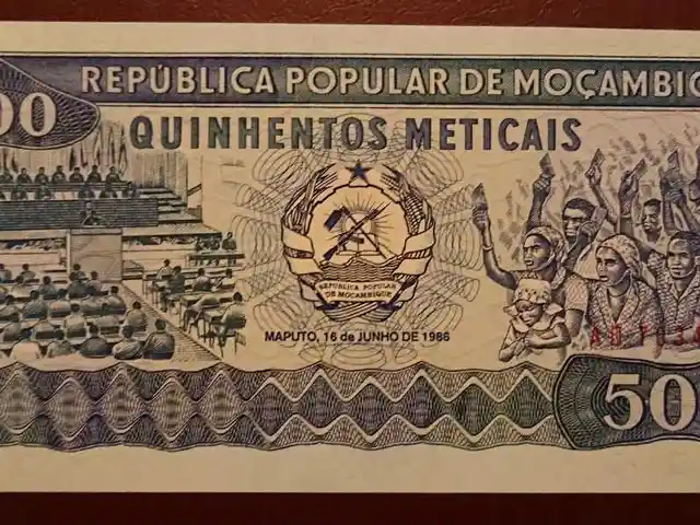 Бона, Мозамбик 500 метикал 1983 г., Душанбе
