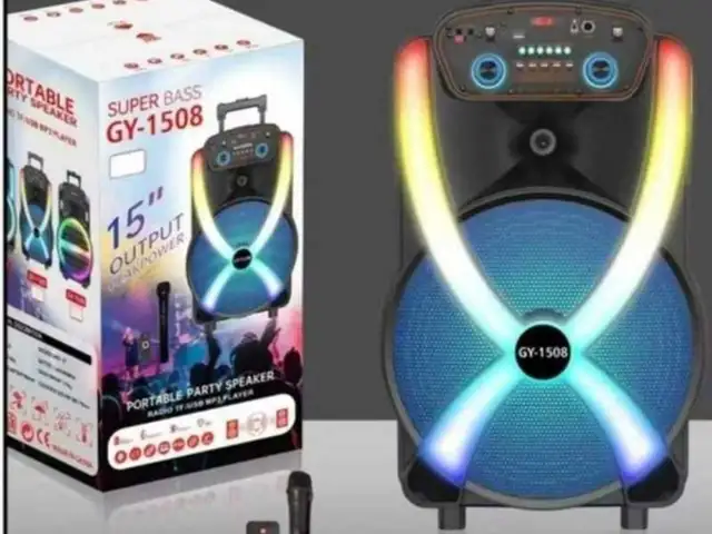 Колонка и сабвуфер GY-1508 Super Bass, Душанбе