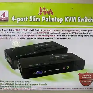 4-портовый VGA KVM+ USB коммутатор, Душанбе