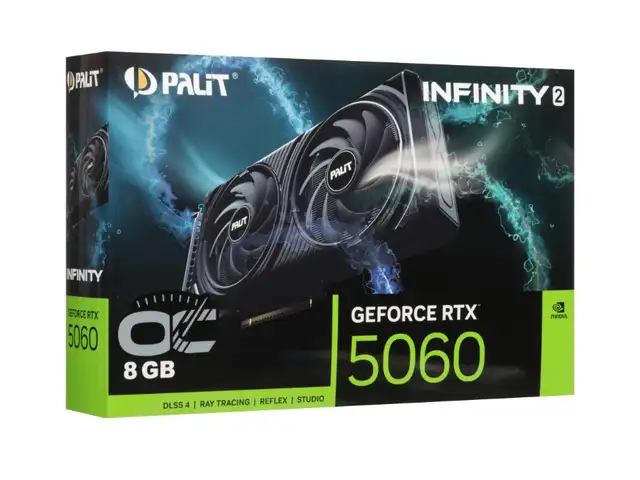 Видеокарта Palit Geforce RTX 5060 8gb DUAL, Душанбе