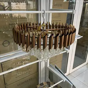 Люстра коричневая трубка 60 см, Душанбе