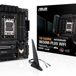 Материнская Плата Asus Tuf Gaming B650M-PLUS WIFI AMD Ryzen AM5 Micro-ATX, Душанбе