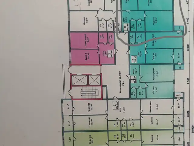 2-комн. квартира, 13 этаж, 96 м², Исмоили Сомони, ОВИР, Душанбе