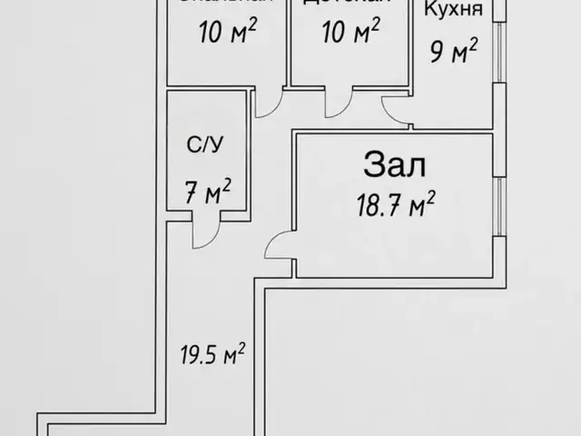 3-комн. квартира, Цокольный этаж, 75 м², 8 мкр, Худжанд