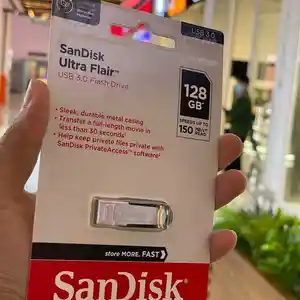 USB Flash накопитель 128Gb Sandisk Ultra Flair, Душанбе