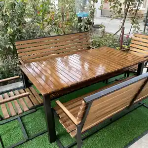 Стол со стульями лофт, Джаббор Расулов