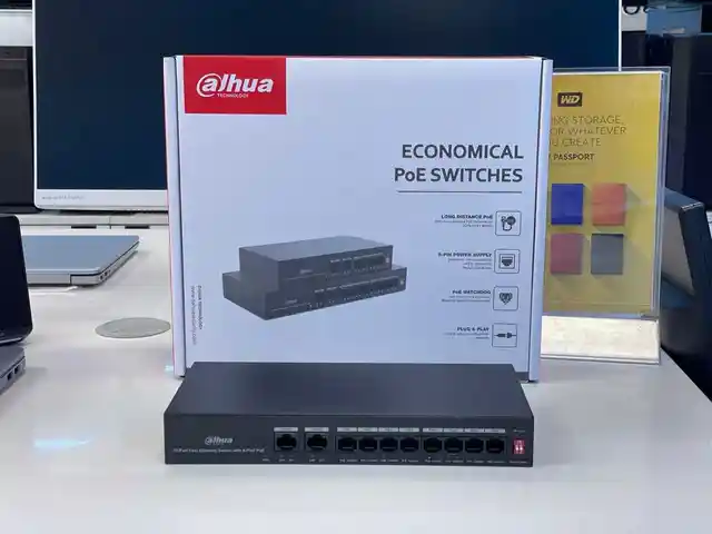 Switch PoE Dahua DH-PFS3010-8ET-65, Худжанд