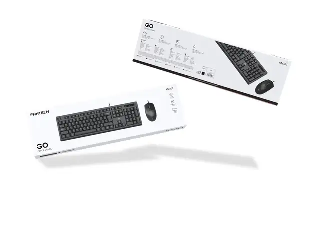 Проводная мышь и клавиатура Fantech KM101 GO Office Combo, Душанбе