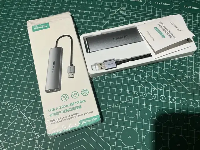 USB хаб SAMZHE HWK2-A USB 3.2 Gen 2 Gigabit Ethernet, Душанбе