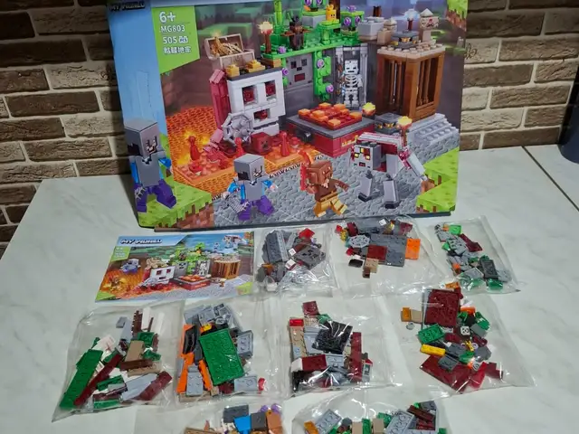 Лего конструктора Minecraft. Подземелье скелетов артикул MG803, 505-деталей, Душанбе