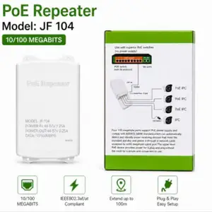 Инвертор Poe repeater 4порт мегабит, Душанбе