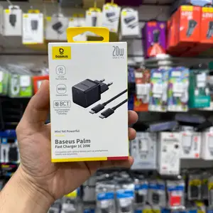 Зарядное устройство BASEUS 20W с кабелем C to C, Душанбе