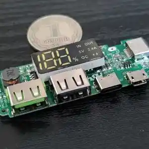Модуль для PowerBank с LED дисплеем, Душанбе