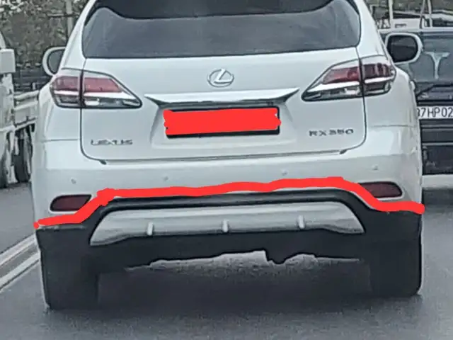 Задний обвес Lexus RX 350 2010-15, Хуҷанд