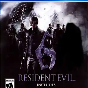 Игра Resident evil 6 для PS-4 / 6.72 / 9.00 / 11.00 / 11.52 / 13.00 /, Душанбе