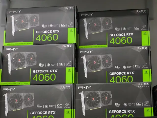 Игровая видеокарта PNY RTX 4060 GDDR6 8GB, Душанбе