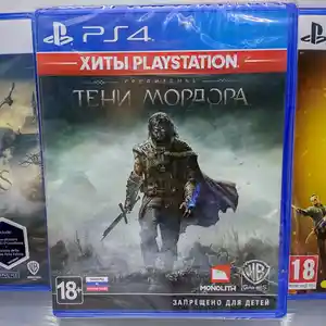 Игра Тени Мордора русская версия для Playstation 4 PlayStation 5, Душанбе