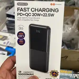 Портативный внешний аккумулятор, Power Bank Remax Повербанк RPP-622 10000 mah, Душанбе