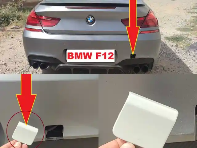 Задняя буксировочная заглушка от BMW F12, Душанбе