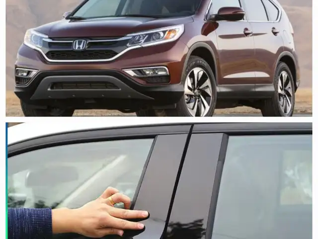 Зеркальная наклейка для двери Honda CR-V 2012-2016 crv, Худжанд