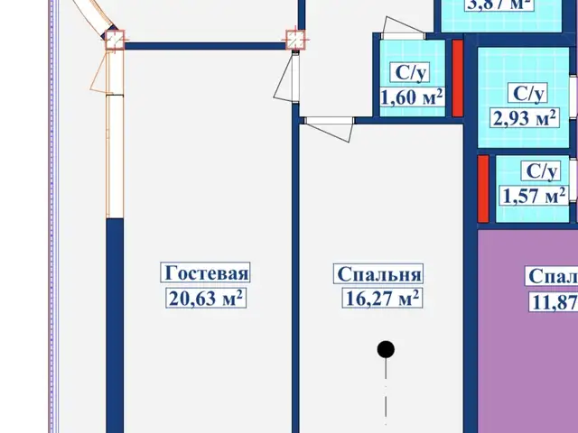 2-комн. квартира, 12 этаж, 85 м², ИСМОИЛИ СОМОНИ , Душанбе