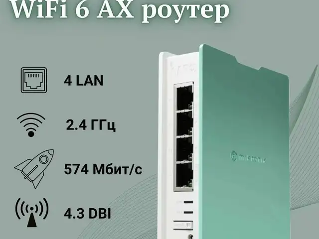 Маршрутизатор MikroTIk hAP ax lite, Душанбе