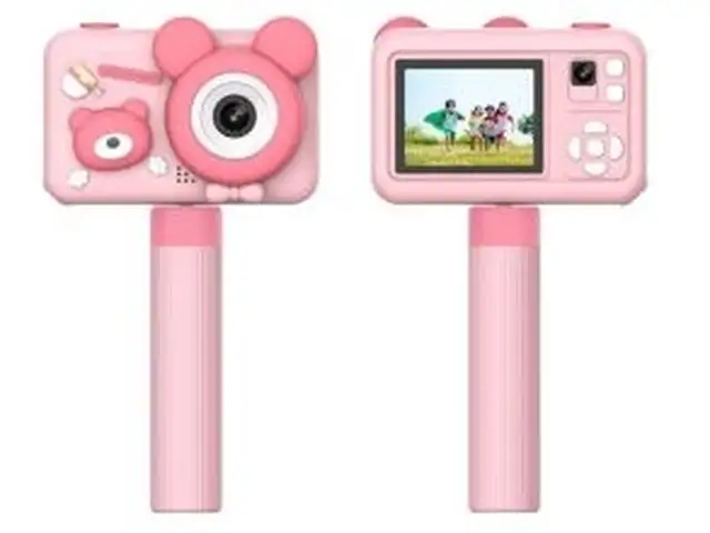 Детская цифровая камера Porodo Kids Digital Camera with Tripod Stand 26MP 1080P, Душанбе