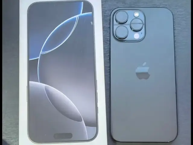 Apple iPhone 16 Pro Max, 256 gb, Black Titanium, Душанбе