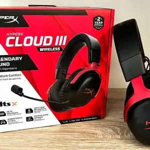 Проводная игровая гарнитура ПК PS5 Xbox Series HyperX Cloud III, Душанбе